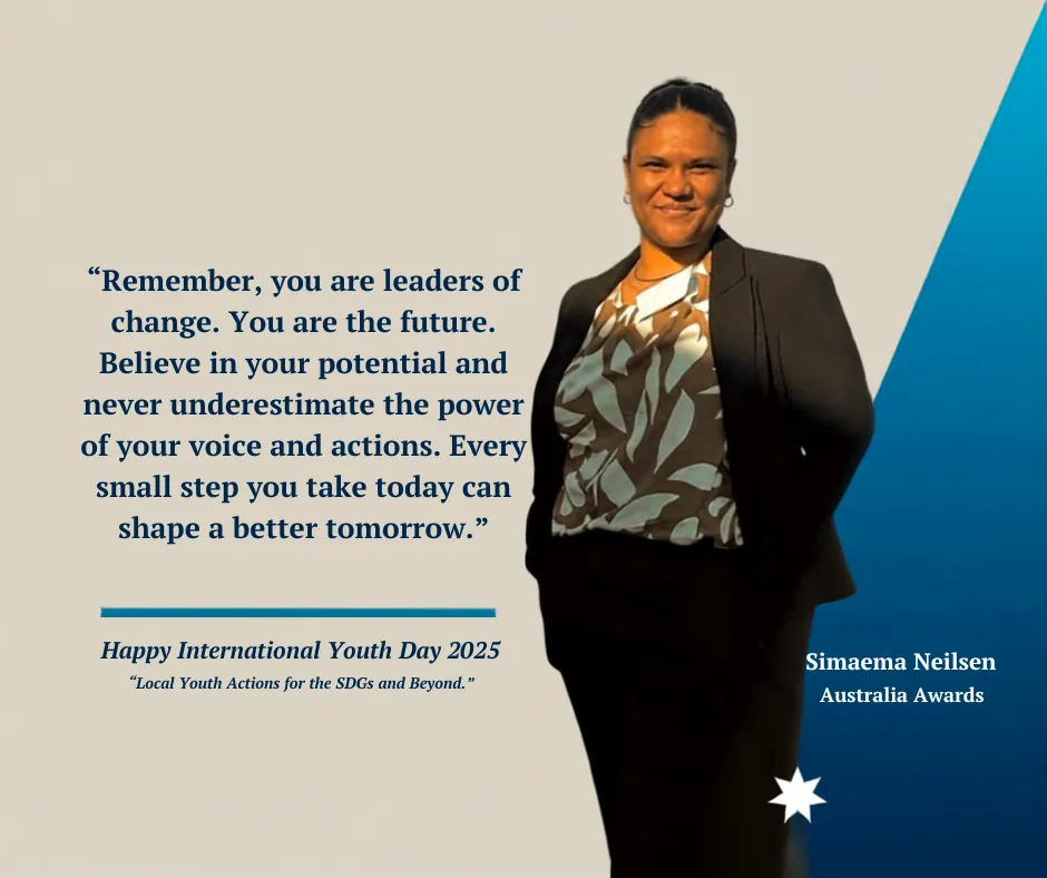 Australia Awards Alumna Siemaema 